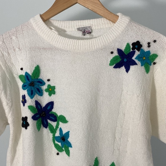 Vintage Tanjay Cute Floral Top (S/M?) - Picture 3 of 7